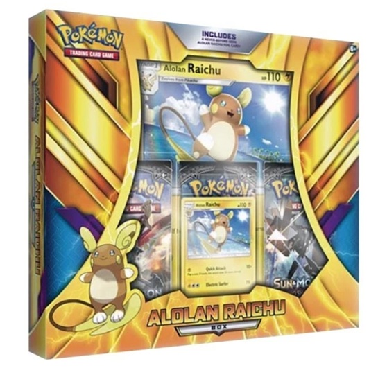 Alolan Raichu Box ( lichte seal schade)